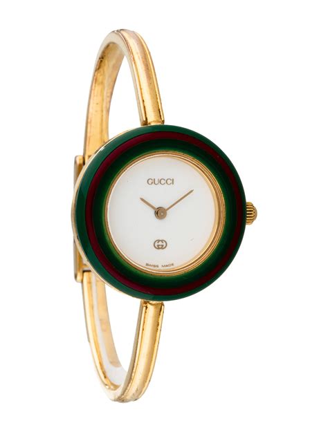 gucci women's bracelet watch|Gucci bezel watches for women.